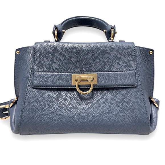 Salvatore Ferragamo Handbags - SOLD Salvatore Ferragamo Sofia Satchel Smooth Leather Small